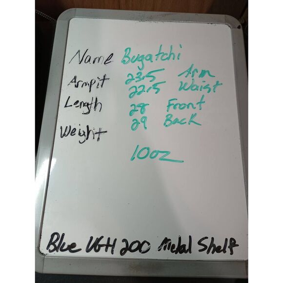 Bugatchi Shirt Men's Medium Black Blue Button Front‎ - Picture 10 of 10